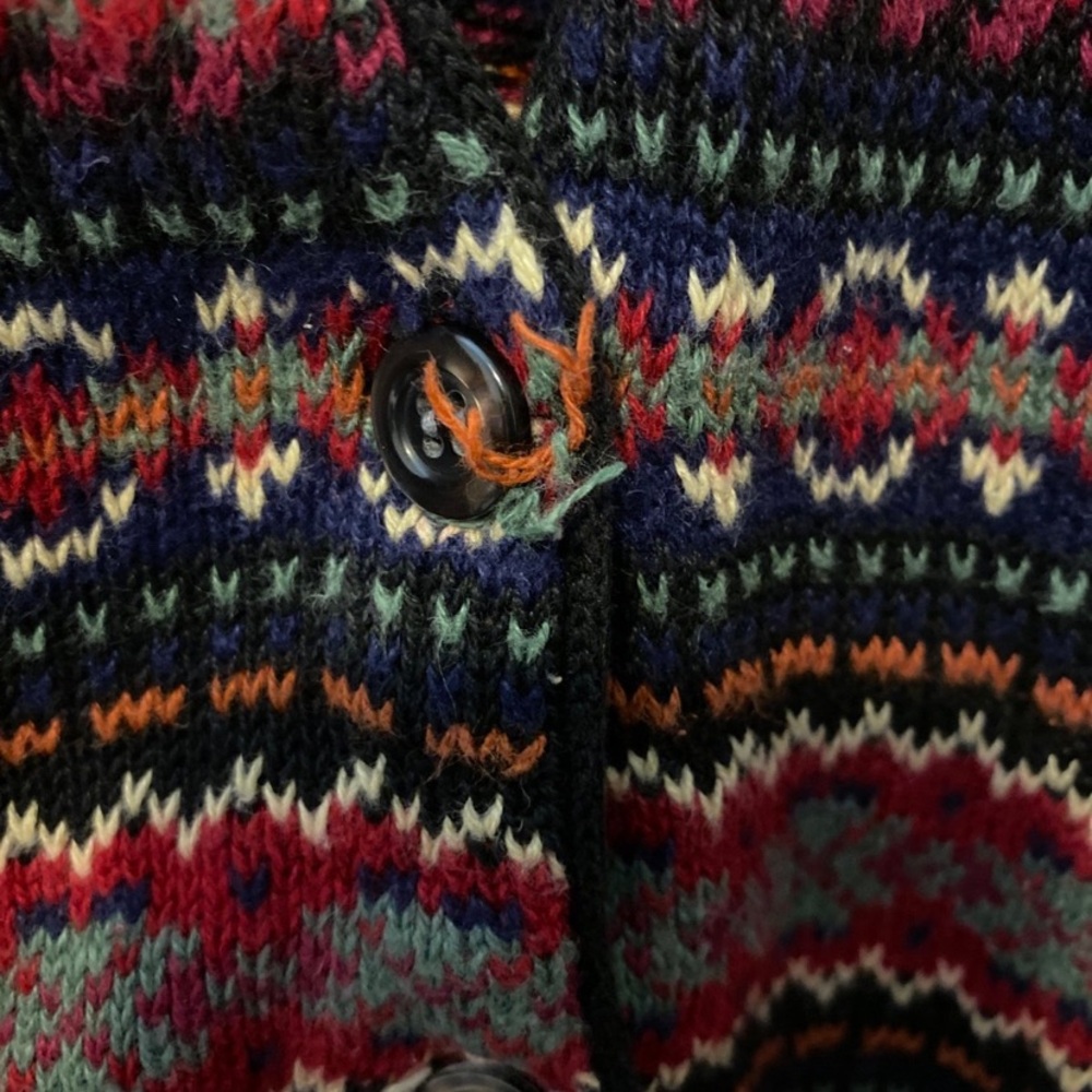 Colorful Fall Knit Vest - Picture 3 of 5
